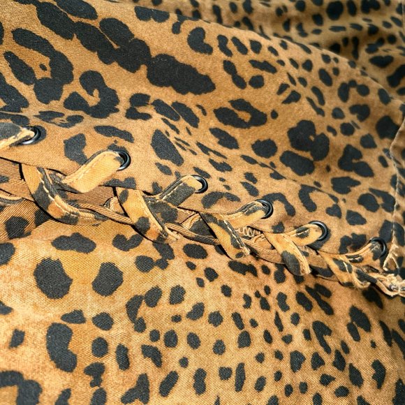 Bold Elements Leopard Print Jeans Size 18 Curvy Skinny - Picture 2 of 6